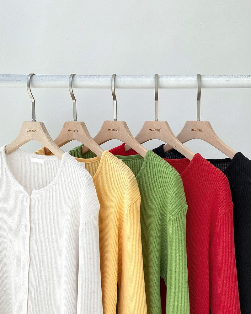 Zan ribbed linen knit cardigan