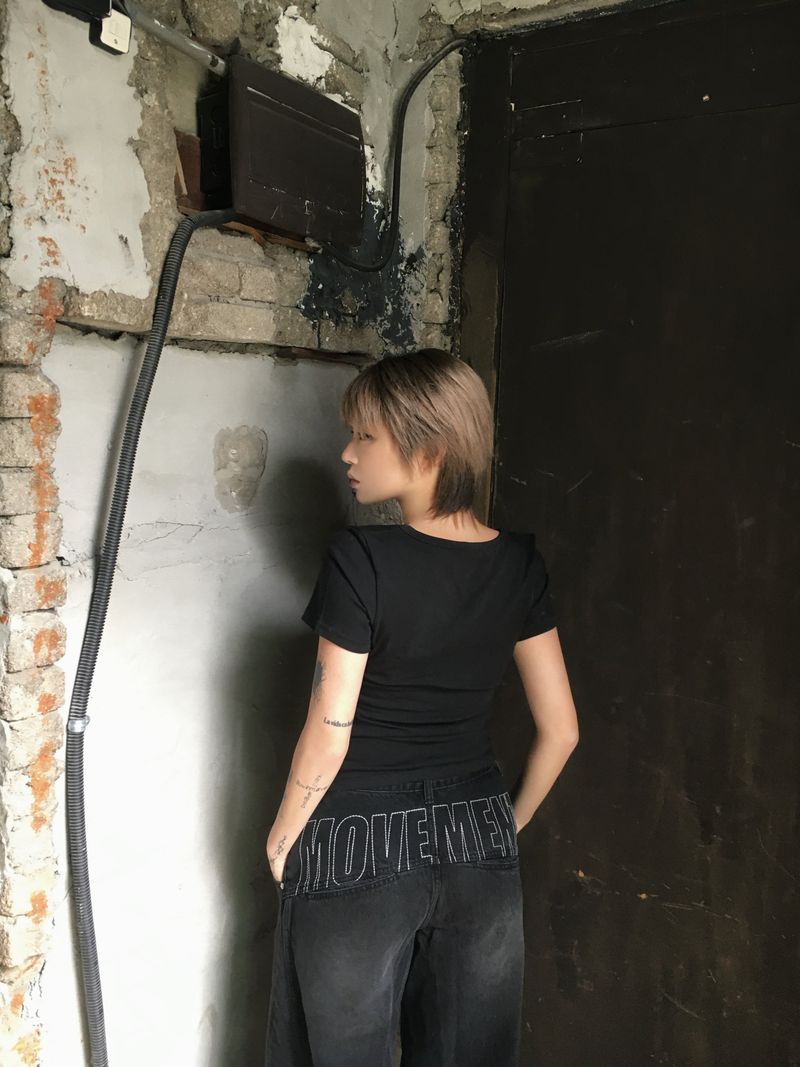 MOVEMENT WASHED DENIM PANTS