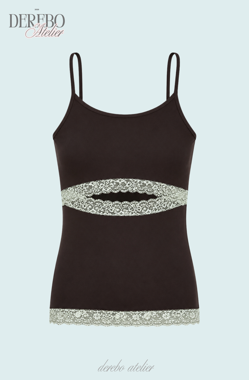 Edge Open Lace Sleeveless Top