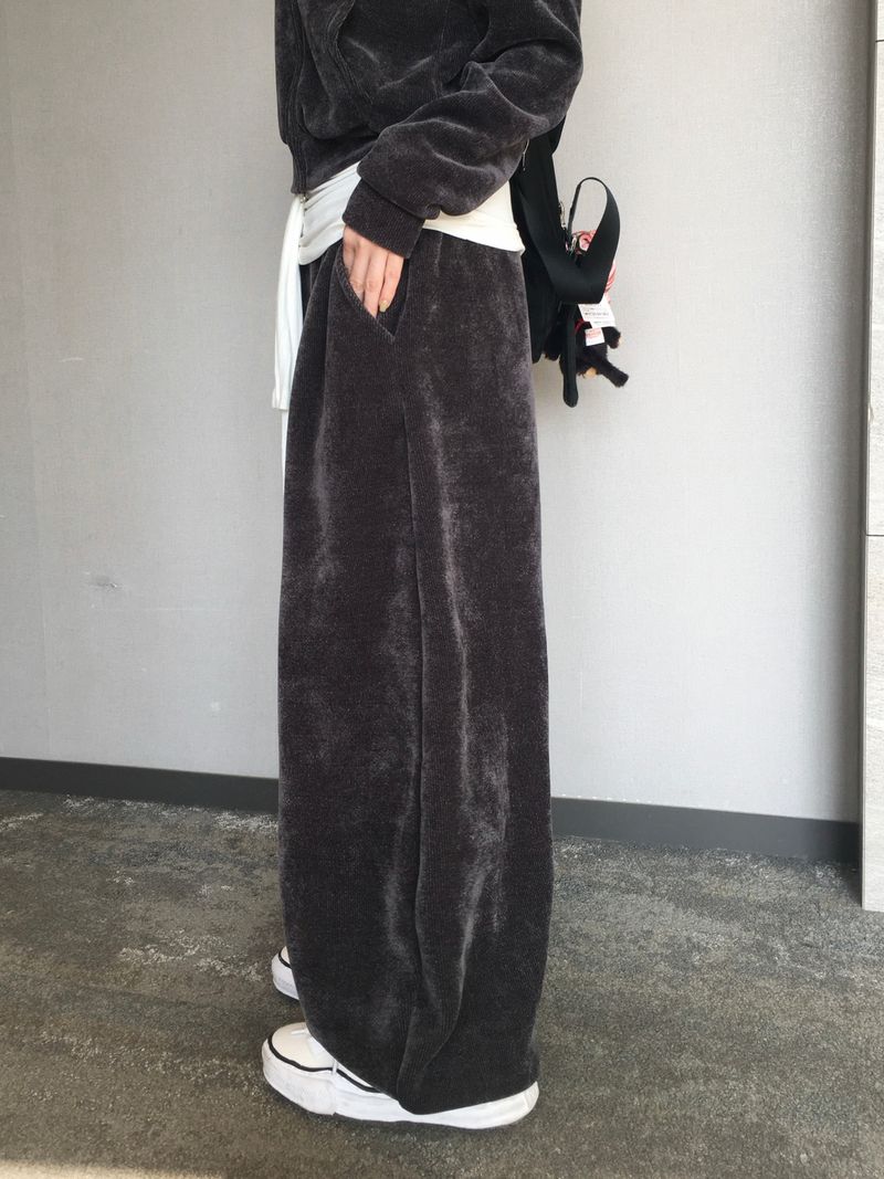 Acorn Velvet Wide Pants (3c)