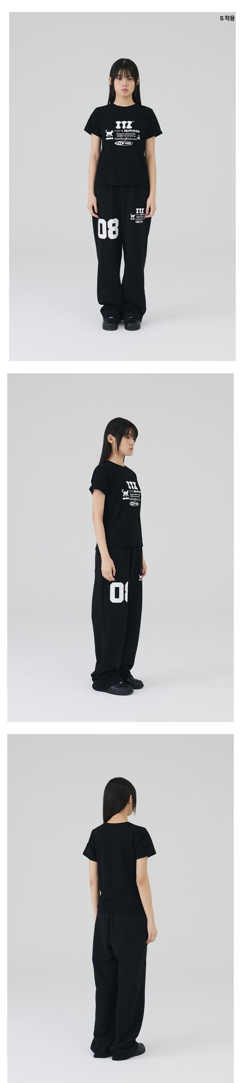 ITZ OFFICIAL LOGO T SHIRT - BLACK