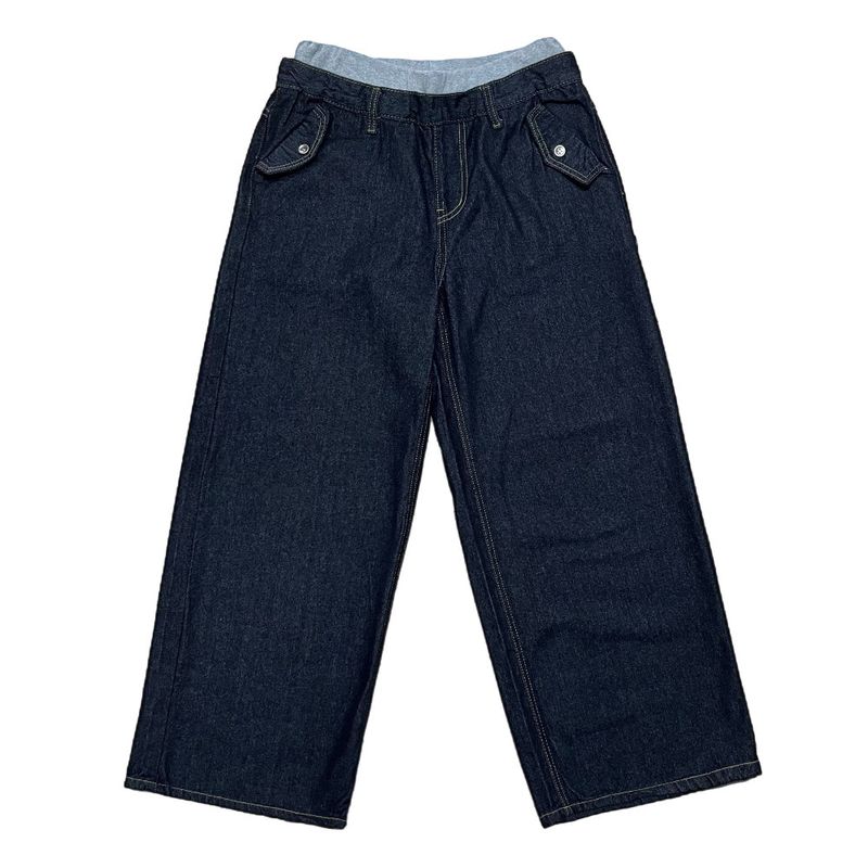 Atlas Non-fade Raw Denim Wide Pants
