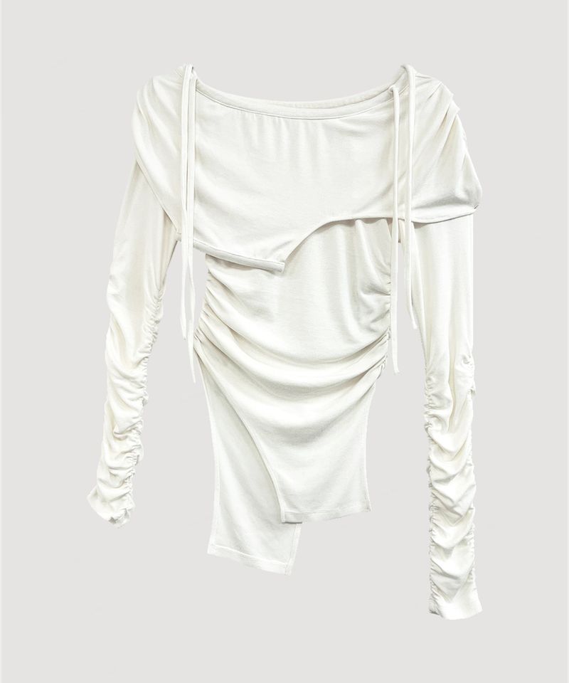 DEFORMATION OFF SHOULDER TOP
