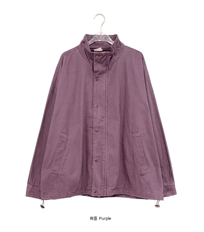 [unisex] Hemming Washing Over Fit Field Jacket