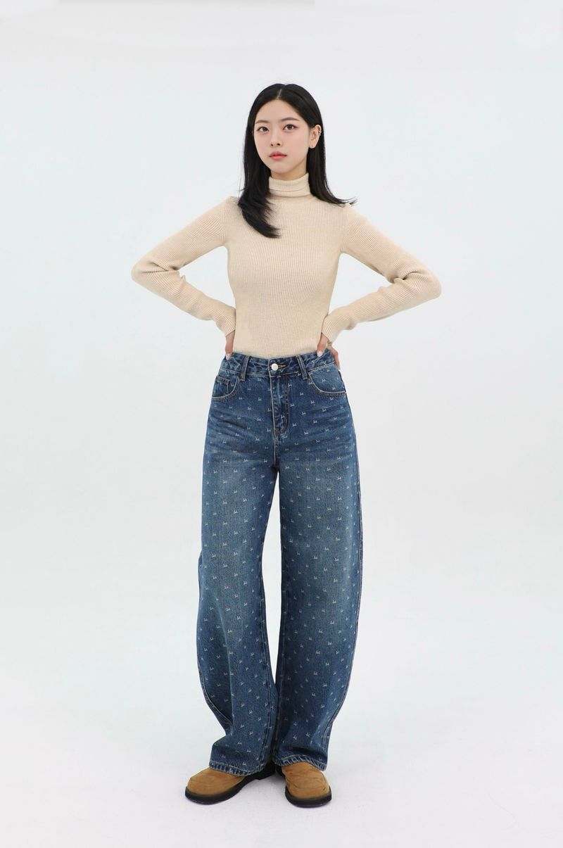 ur.fit(オールフィット)の「RIBBON-DYED CURVED FIT DENIM_BLUE code 26015(Pants)」
