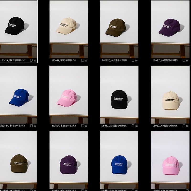 MM MY MEMORIES WASHED CAP (PINK)