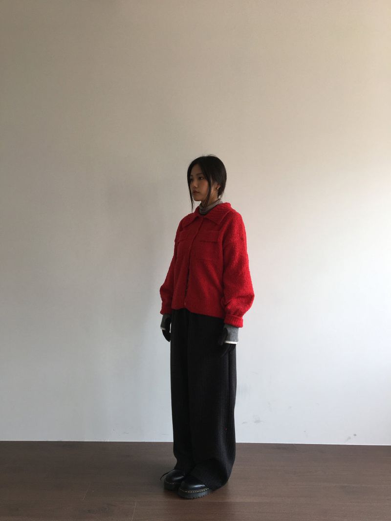 ディーンブークレカラーカーディガン (4 Colors)