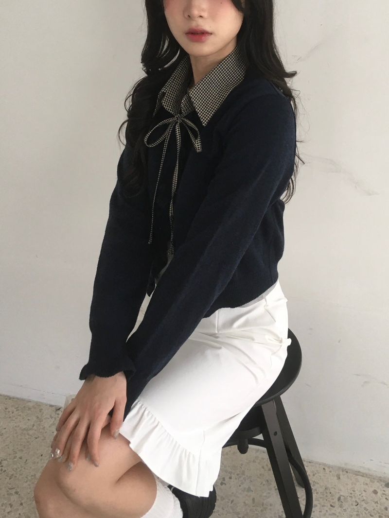 Midi Frill Skirt