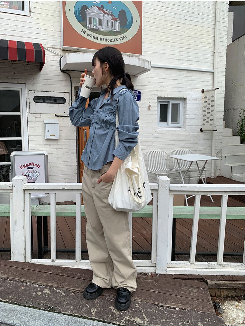BASIC WIDE PANTS (5C)