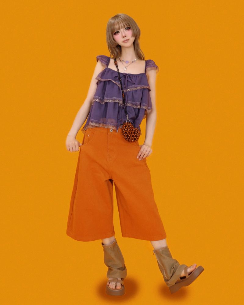 aurora purple blouse