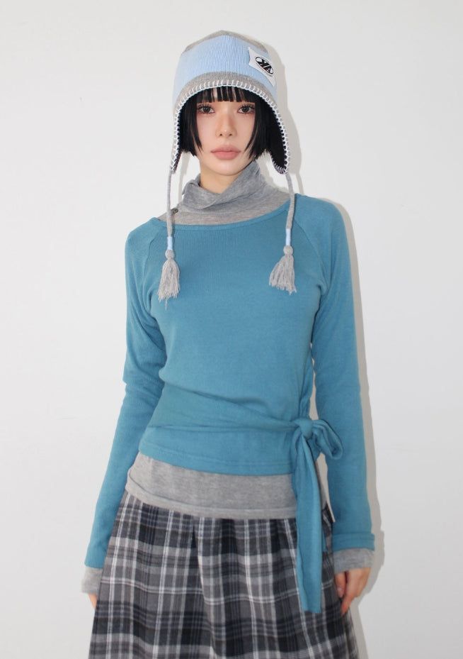 AAKE(アケ)の「BOAT NECK STRAP LONGSLEEVE(Tops)」