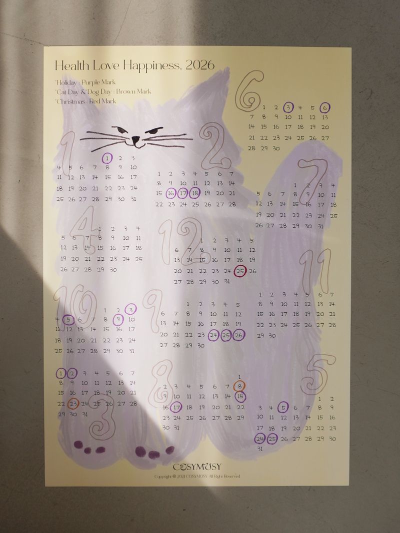 [Last Restock] 2026 Cosymosy Calendar