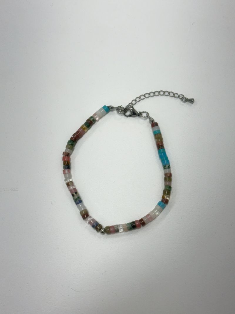 Crystal bead bracelet