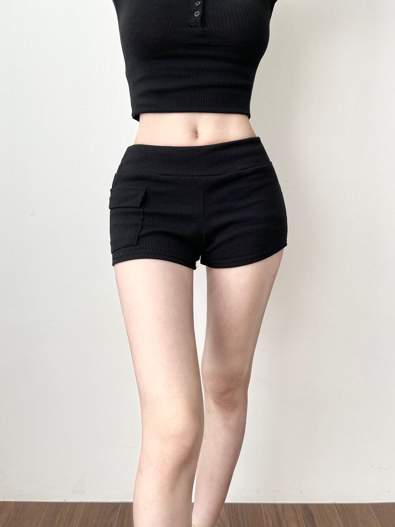 1400. Basic cargo pocket short pt (3color)