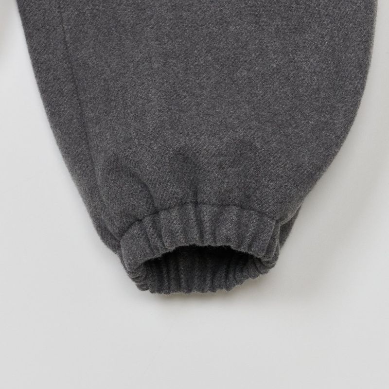 TWO WAY ZIP-UP CROP BLOUSON GRAY