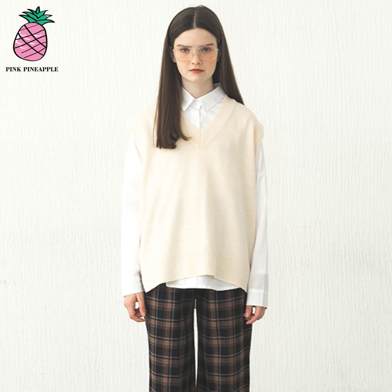 PINK PINEAPPLE（ピンクパイナップル）の「CHECK WIDE PANTS（Pants）」