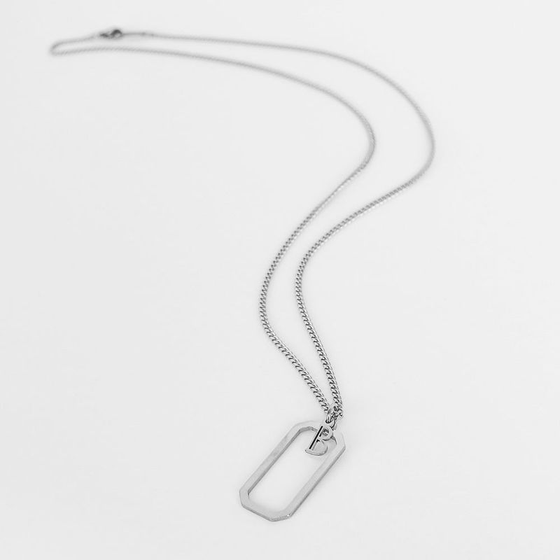 Men's pendant necklace stainless steel_CLEF OCTA B NEC