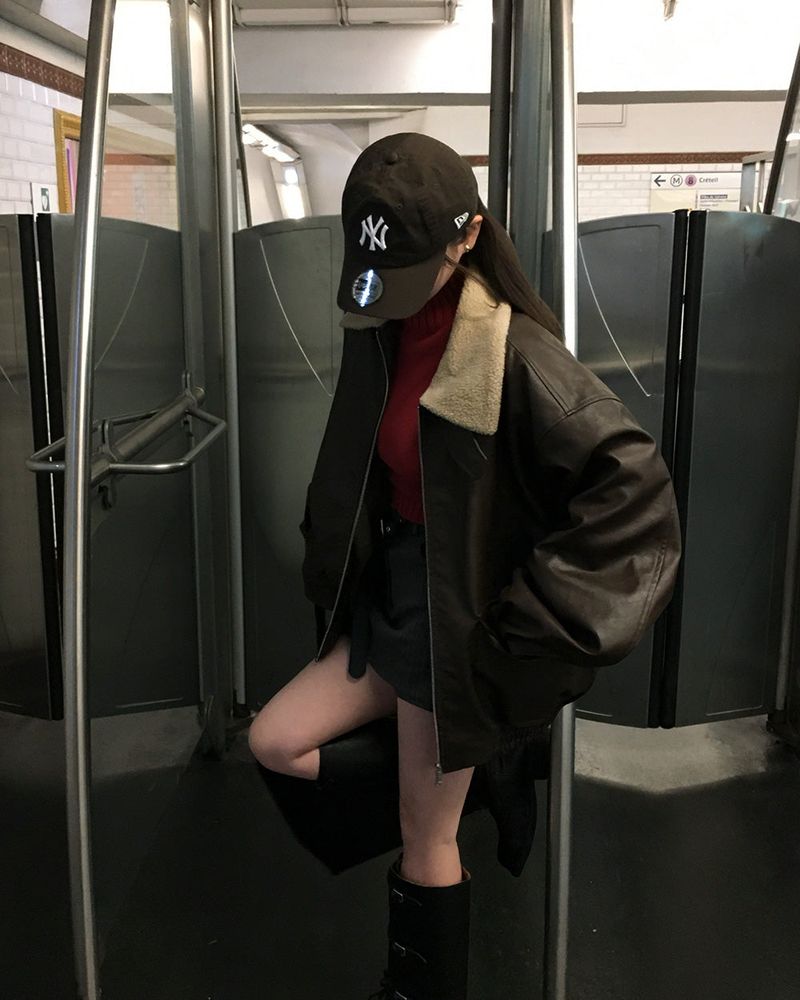 [ORIGINAL] Kyle Wool & Leather 2-Way Jumper