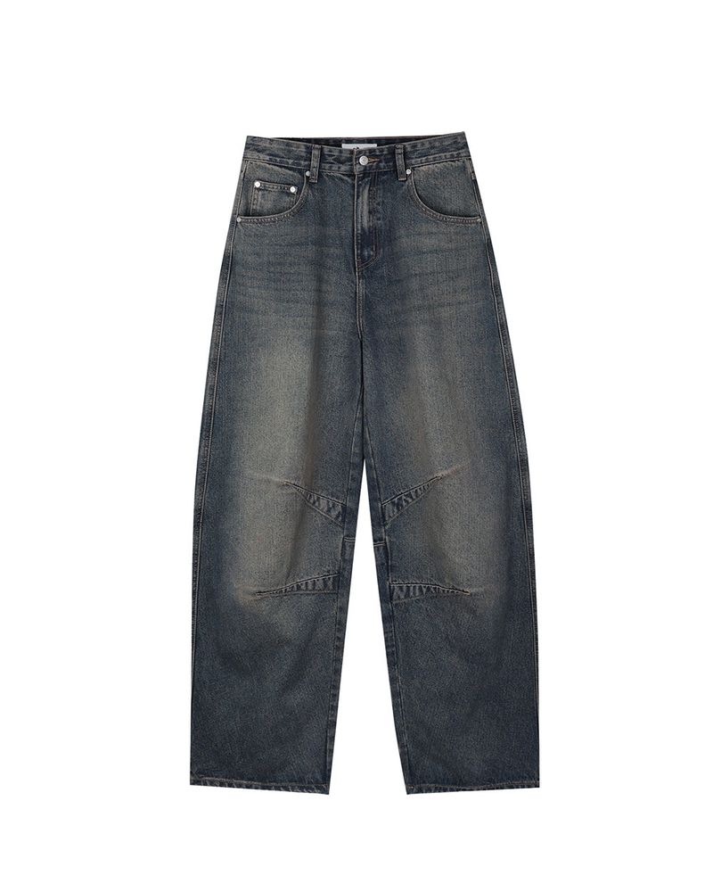 Nova Curved Panel Denim Pants