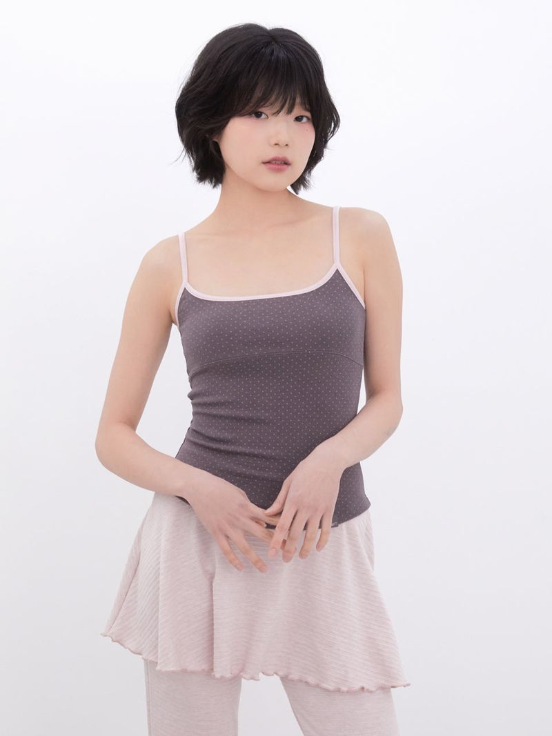 Innermuseum(インナーミュージアム)の「Dot Two-Tone Sleeveless (COCOA)(Tops)」