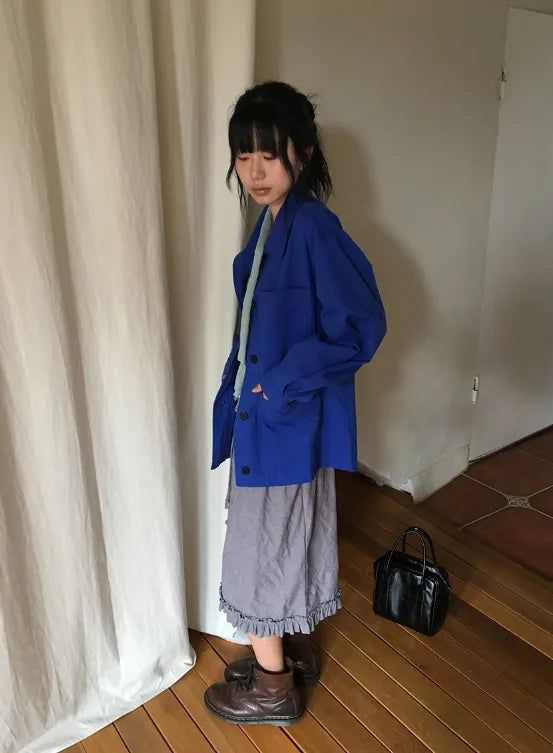 Lachi Vintage Over Fit Half Jacket
