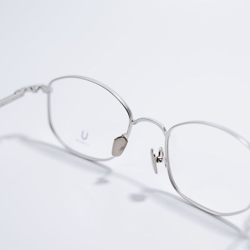 Knouun polygon titanium glasses CODE. 102. E Silver