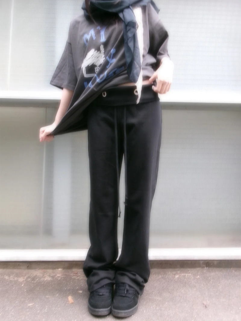 eyelet pants