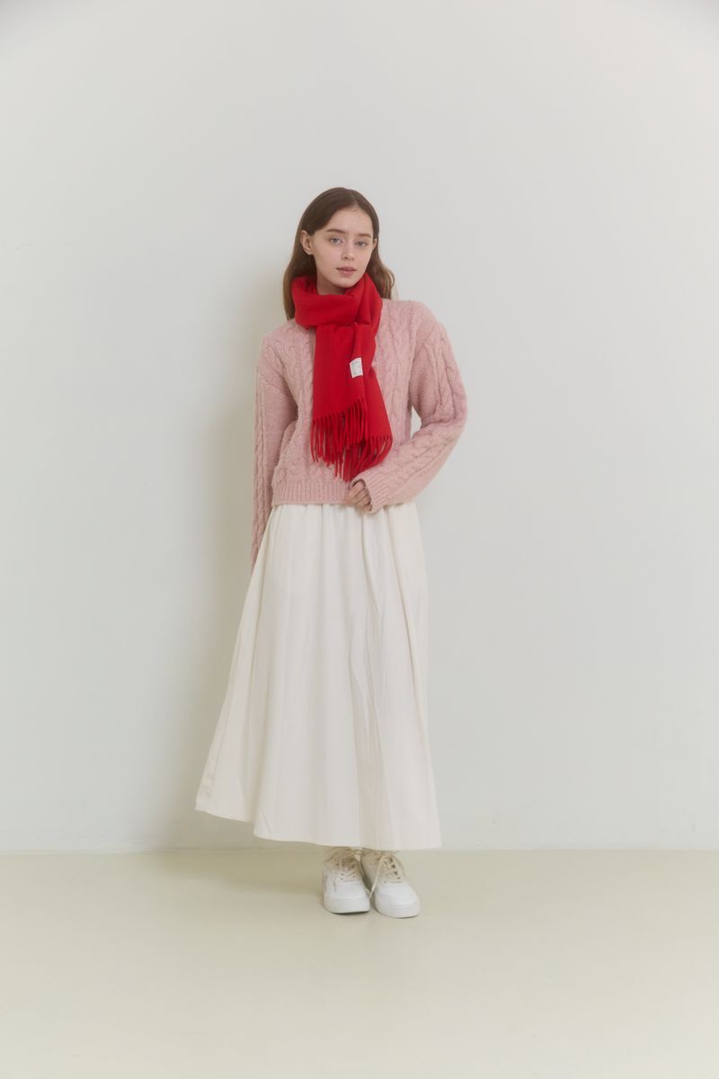 POMPOM TWIST CARDIGAN