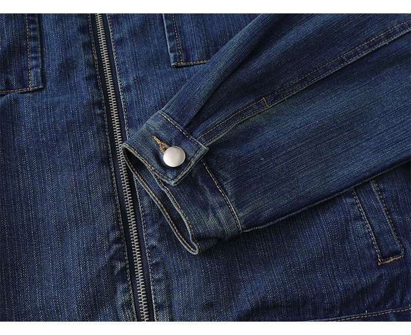 Porter Zip Denim Jacket /