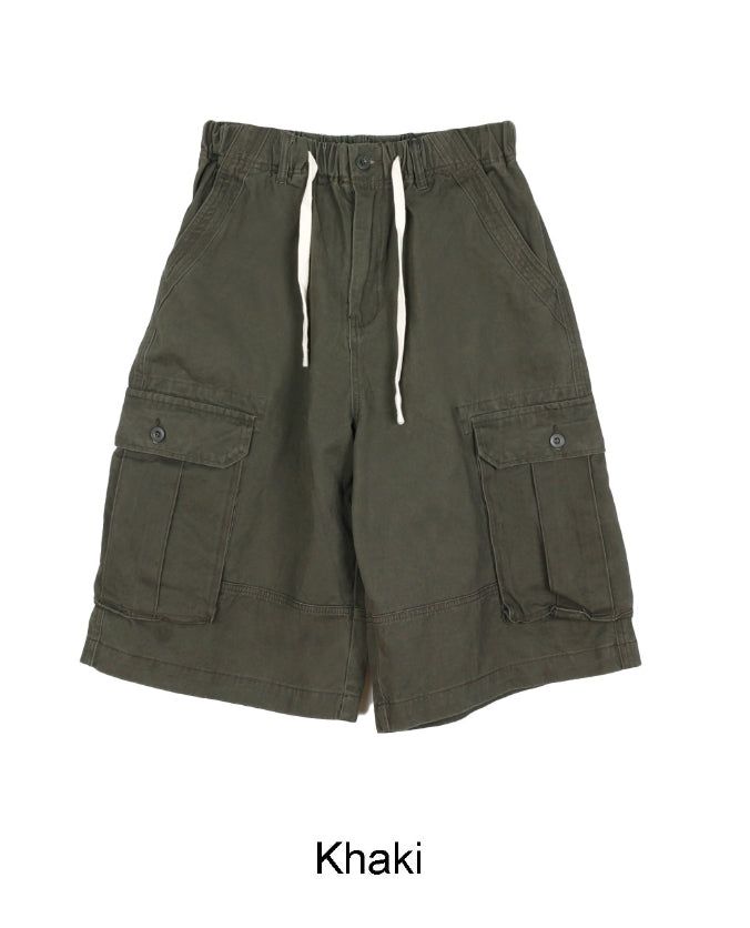 Elder Washed Cargo Bermuda Pants