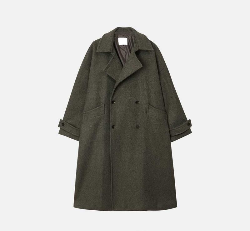 Pleddy Roden Double Wool Long Coat (3color)
