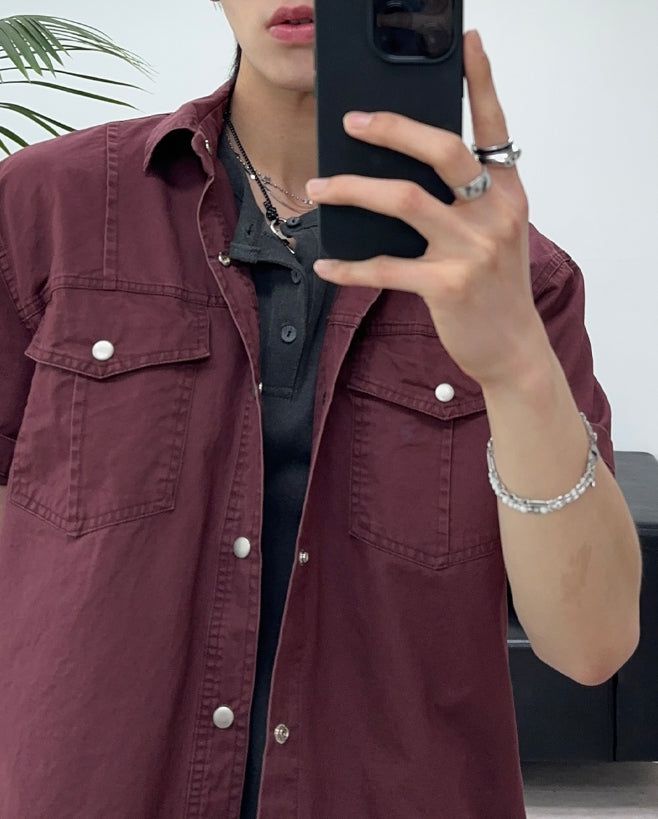 Aran Cation Pocket Short Sleeve Shirt