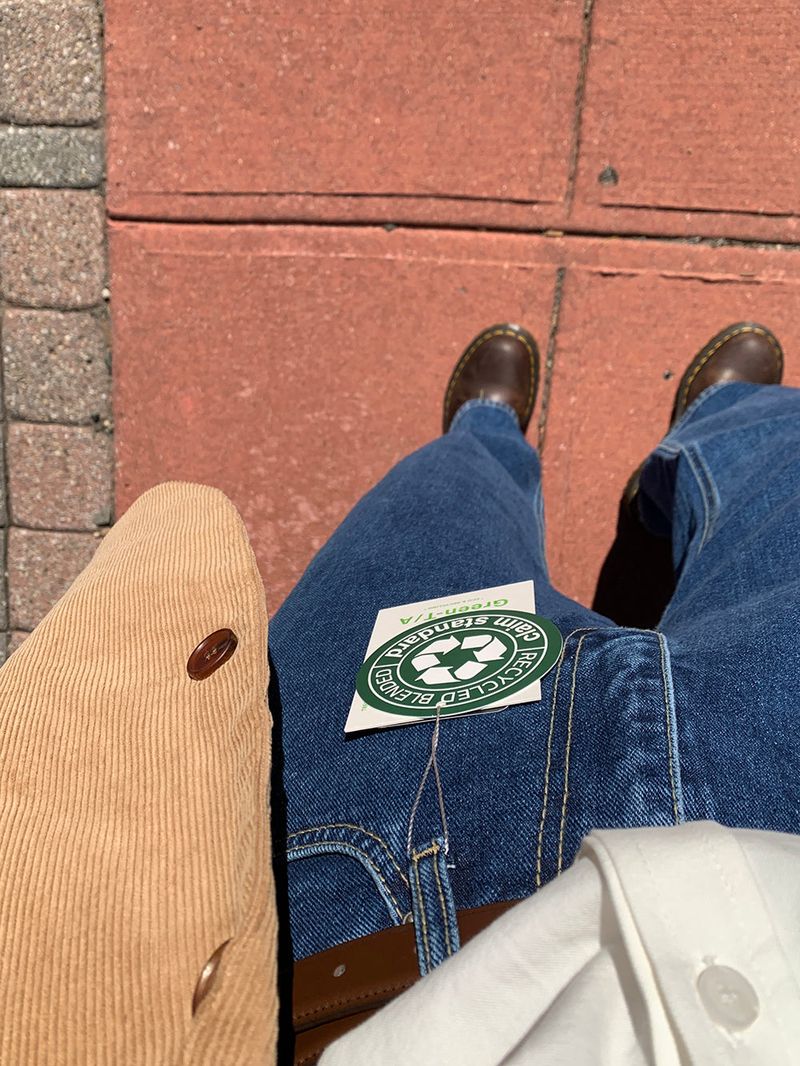 [Cowhide] Mid pick belt