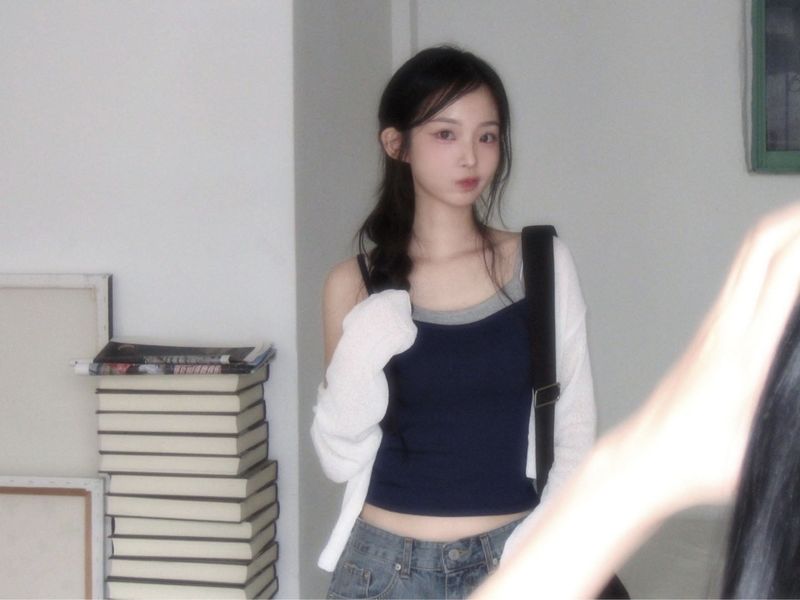 hooii unique cropped sleeveless