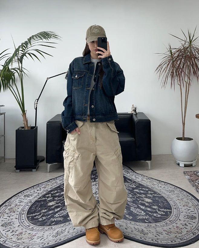 Bedin Crop Denim Jacket