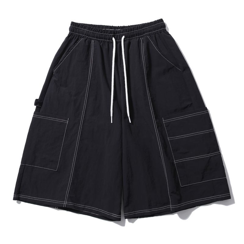 SEARCH410(サーチ410)の「CARPENTER STITCH CAPRI PANTS BLACK(Pants)」