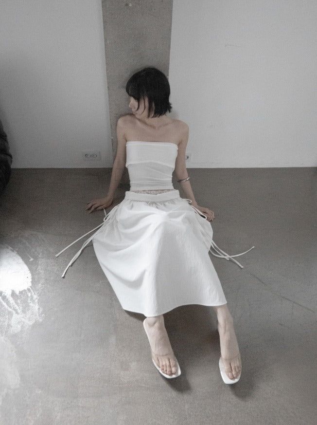 Twabel Knot Dual Tube Top