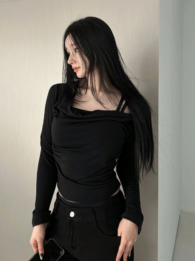 Soft Drape Slim Top