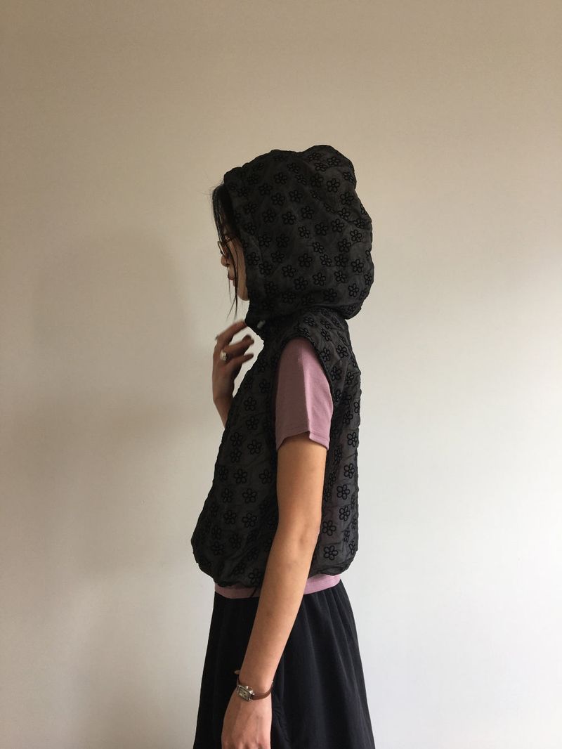 Milky Flower Hoodie Jumper (2color)