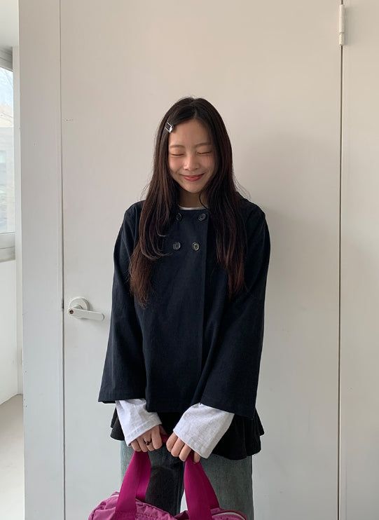 Handicue Hood Double Short Jacket