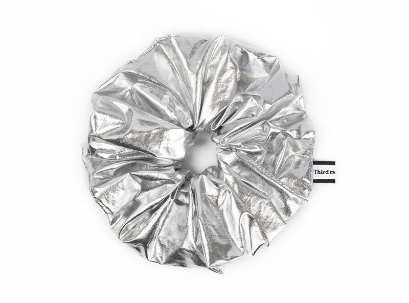 Silver Scrunchie (Silver)