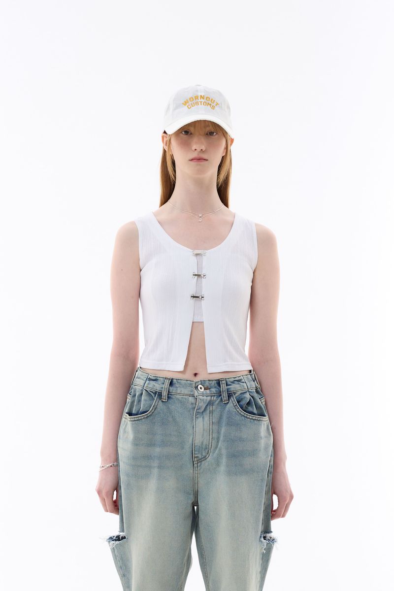 ARIKIM（アリキム）の「CINDY SLEEVELESS TOP SET / WHITE（Tops）」