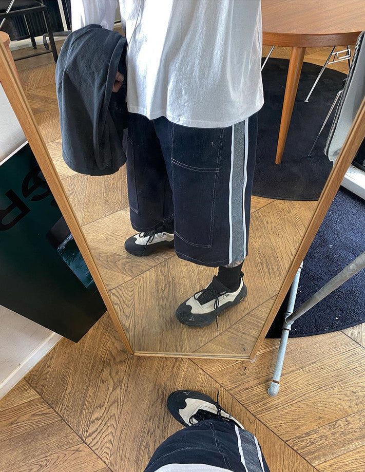 No.0730 C denim reverse 7 SHORTS