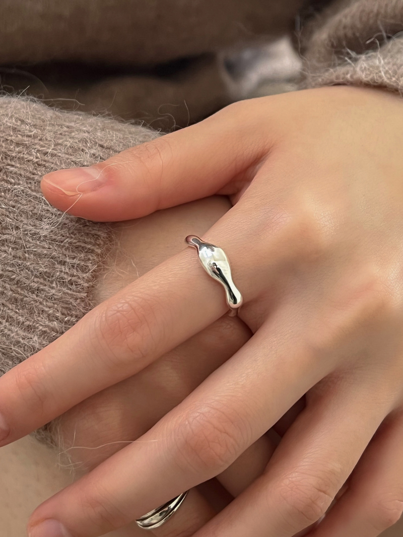 Bumpy ring (silver) *1PCS