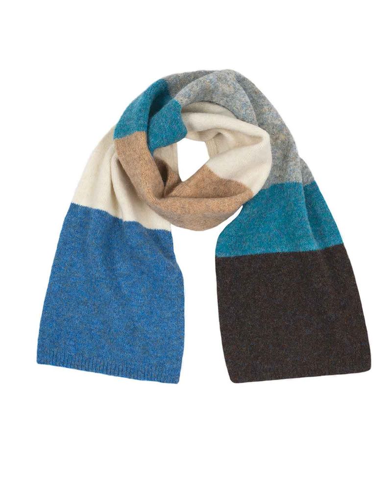  Colour Block Muffler _ BLUE