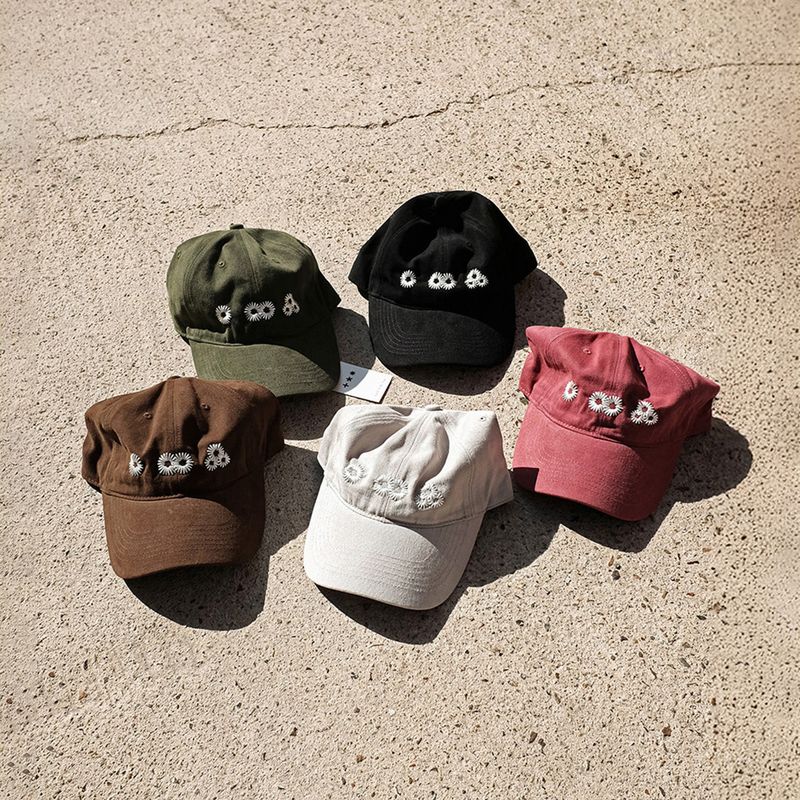 Newvy Logo Peach Ball Cap (CHARCOAL)