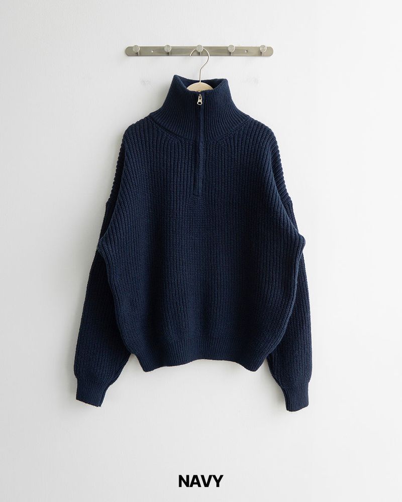 Como Half Zip-up Knit