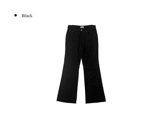 Rowe Tencel Cotton Low-Rise Bootcut Pants