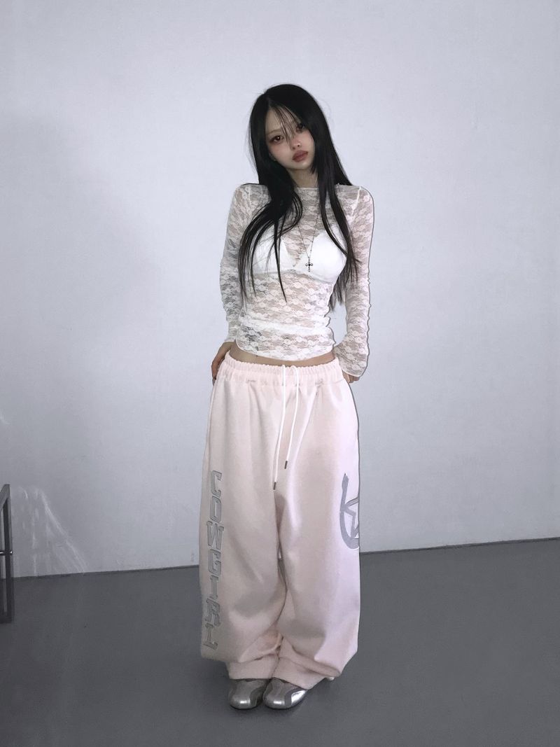 ditto lace long t-shirts(3 color)
