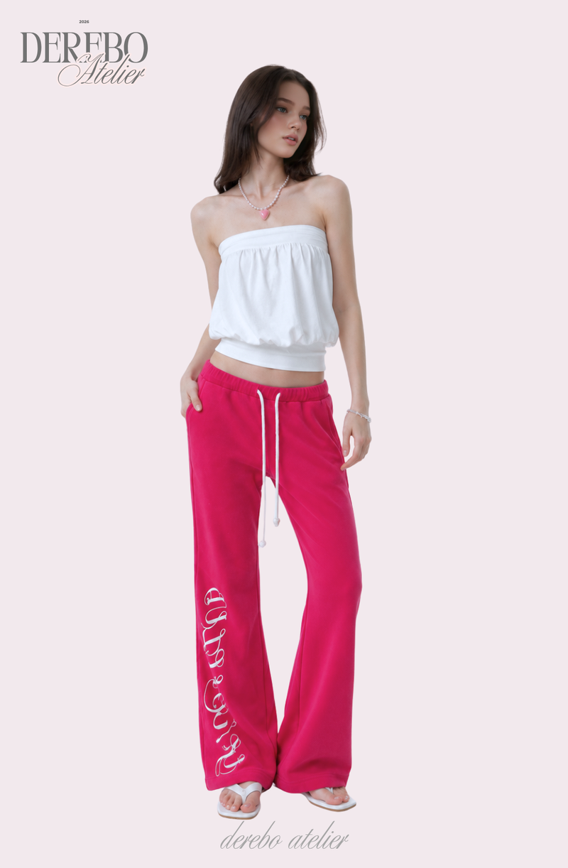 Lounge Lettering Mint Long Pants (TOP)